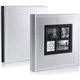 thumbnail image 2 of Álbum de Fotos 600 Bolsillos 10x15cm Fotos Grande (60 Hojas, 120 Páginas, Plata) Tamaño Familiar Boda Funda de Cuero Clásica JM JM, 2 of 5
