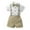 Khaki-1, variant on Kids Boys Gentleman Wedding Outfit Formal Dress Shirt Suspender Easter Outfits for Boys Toddler Suit 4-5 Years