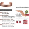 thumbnail image 4 of Brazalete ajustable del árbol de la vida de la pulsera de los imanes fuertes para el dolor común eficaz, 4 of 5