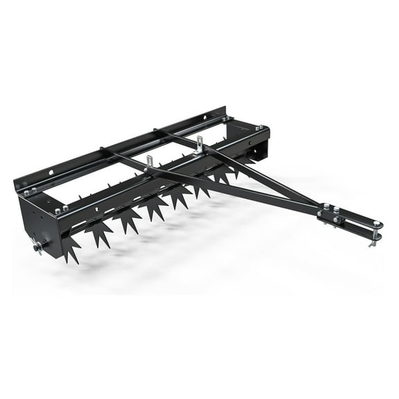 HTGHTG 32" Spike Lawn Aerator Tow Behind Rolling Tractor Soil Penetrator Mower Hitch Garden