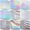 Multi Color, variant on 100 Sheets Metallic Holographic Card Stock Shiny Glitter Cardstock Iridescent Mirror Paper 8.5 x 11'' 250 GSM Thick Mixed Color Foil Paper for Scrapbook Letter Poster Craft(Colorful)