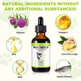 thumbnail image 2 of Oimmal Milk Thistle Drops for Dogs - Liver Support Supplement with Curcumin and Omega-3s Salmon Oil- Dogs Liver Protection & Defence - 4 fl oz, 2 of 10