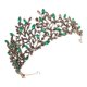 thumbnail image 5 of 1 tiara antigua de hojas barrocas con diamantes de imitación y corona para novia, accesorio decorativo para el cabello., 5 of 6