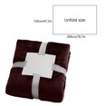 thumbnail image 3 of HongHeng Flannel Bed Blankets - Soft Lightweight Plush Fuzzy Cozy Luxury Blanket Microfiber, 47x78 inches, 3 of 6