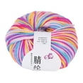 thumbnail image 2 of Ccdes Acrylic Yarn Medium Thickness Gradient Multi Color Durable Acrylic Fadeless Breathable Crochet Yarn For Sweater Hat Doll,Knitting Yarn,Crochet Thread, 2 of 8