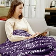 thumbnail image 5 of Pastor''s Wife Appreciation Gifts, Thank You Gift Throw Blanket, Religious,Christian,Birthday,Christmas,Appreciation Day Presents for Pastor Wife, for Bed Soft 60"x 50", 5 of 6