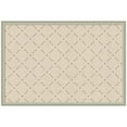 thumbnail image 4 of Kate and Laurel Framed Fabric Pinboard 38 x 26, Green Lattice Pattern Printed Linen Classic Bulletin Board for Use as a Vision Board or Wall Organization, Florence Silver Frame, 4 of 8