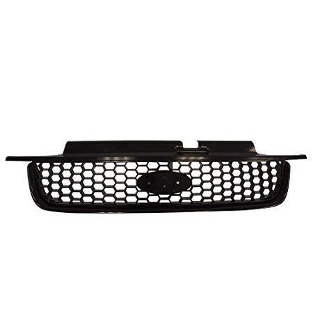 Titanium Plus Autoparts, 2001-2004 Compatible With FORD Escape Front Grille Grill BLACK