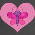 thumbnail image 2 of CafePress - Valentine Butterfly Heart Maternity T Shirt - Maternity Dark T-Shirt, 2 of 3