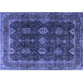 thumbnail image 1 of Ahgly Company Indoor Rectangle Persian Blue Traditional Area Rugs, 2' x 3', 1 of 4