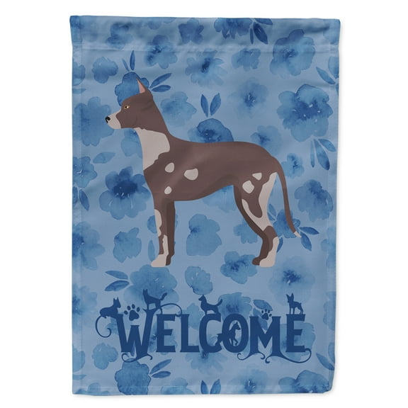 Carolines Treasures CK6031GF Peruvian Hairless Dog Welcome Flag Garden Size Small multicolor