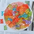 thumbnail image 3 of HLONK 12Pcs Mini Bear Beads Rubber Soft Slime Charms Plasticine Slime Accessories Beads For Crystal Mud Fluffy Slime, 3 of 5