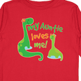thumbnail image 4 of Inktastic My Auntie Loves Me Dinosaur Boys Long Sleeve Toddler T-Shirt, 4 of 5
