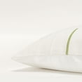 thumbnail image 3 of Rizzy Home Ivory/Green 14"X20" Geometric Woven Poly Filled Throw Pillow, 3 of 5