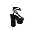 thumbnail image 3 of Sandalia Tacon Calzado Dama Lob Footwear 84402475 negro 24.5 LOB Footwear 84402475, 3 of 7
