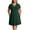 Green, variant on Cuteduck Womens Plus Size Dress Criss Cross V Neck Short Sleeve Summer Casual Dress 1X-5X