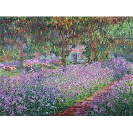 The Artists Garden At Giverny Poster Print By Claude Monet 44 22 X 28 Large Walmart Canada