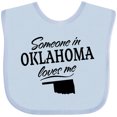 thumbnail image 3 of Inktastic Someone in Oklahoma Loves Me Boys or Girls Baby Bib, 3 of 4