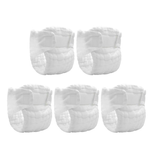 EeaseMX 5 pañales de tela lavables para recién nacidos, reutilizables.