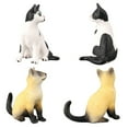 thumbnail image 5 of Ludlz Simulation Mini Cats Kitty Figure Model Statue Home Ornaments Gift Kids Toy, 5 of 7