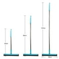 thumbnail image 2 of WOVTE Floor Squeegee,3Parts Long Handle Rubber Wiper Clean Scraper Water Squeegee Wet Room Mop Window Squeegee for Garage Bathroom Shower Floor (Blue), 2 of 6