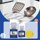 thumbnail image 5 of Polvo de limpieza de utensilios de cocina con almohadillas de fricción, removedor de manchas y escamas profundas, limpiador, pulidor para ollas, sartenes, fregaderos, utensilios de cocina y, 5 of 9