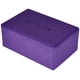 thumbnail image 4 of Gaiam Essentials Bloque de yoga (juego de 2): espuma Eva sin látex de apoyo, superficie suave antideslizante para yoga, pilates, meditación, color morado oscuro, 4 of 7