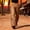 Brown, variant on Trikvn Fringe Pants Men Western Cowboy Flare Fashion Y2K High Waist Baggy Pants Casual Vintage Tassels Streetwear Trousers with Pockets
