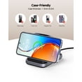 thumbnail image 4 of 3-in-1 Foldable Wireless Charger for Samsung S25 Ultra/S25/S24/S23/S22/Z Flip, for Galaxy Watch 8/7/Ultra/6/5 & Earbuds, Horizontal Charging Only, SwanScout 713S (No Adapter), 4 of 8