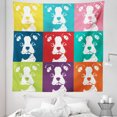 thumbnail image 1 of Boston Terrier Tapestry, Colorful Pop Art Inspired Composition of Dog Portraits House Pet Pattern, Fabric Wall Hanging Decor for Bedroom Living Room Dorm, 5 Sizes, Multicolor, by Ambesonne, 1 of 1