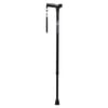 Hugo Adjustable Derby Handle Cane with Reflective Strap, Ebony