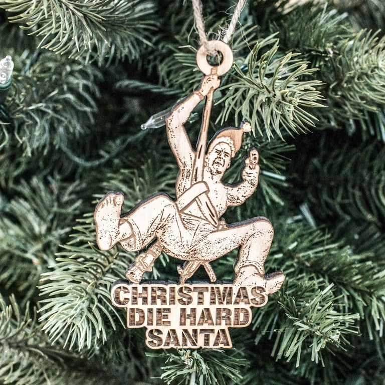Die hard christmas ornament