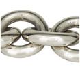 thumbnail image 4 of 16" x 3" Silver Aluminum Chain Sculpture, by DecMode, 4 of 7