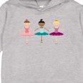 thumbnail image 3 of Inktastic Little Ballerina Trio Toddler Hoodie, 3 of 4