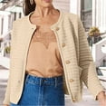 thumbnail image 5 of Womens Cardigans Lightweight Crew Neck Button Up Cardigan Short Sweater Jacket With Pockets Cardigan Sweaters for Women, 5 of 6