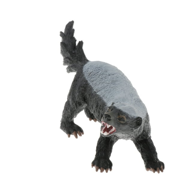 1x modelo animal de plástico s de animales de granja juguete tejón Sunnimix Mini Farm Goat Animal Toys