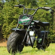 Oryxearth OGMR105 Basic Mini Dirt Bike, 105cc 4-Stroke Gas Powered Off Road Bike for Teens and Adult, 30mph, Up to 165 LBS, Racing Green