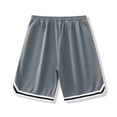 thumbnail image 6 of LWavelet Mens Gym Basketball Shorts with Pockets Quick Dry Lightweight Mesh Athletic Shorts for Workout Running,Dark Gray L, 6 of 6