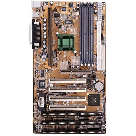 Via Chip Set Motherboard (Refurbished-ShuttleHOT-661VSlot 1 Pentium III motherboard with 3 ISA slots. VIA Apollo Pro (VT82C693) Chipset. 1AGP, 4PCI, 3ISA slots. 4DIMM sockets. ATX form)