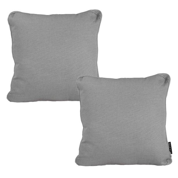 Cojin Decorativo Cuadrado grande Set de 2 Have Gris