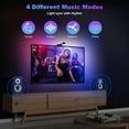 TOPVISION TV LED Backlights with Camera, 16.4ft RGBIC Wifi TV
