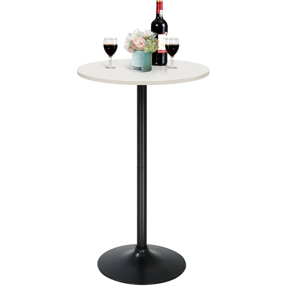 Modern Pub Table Bar Table Counter Height Bistro Round Table For Cafe Drinks