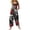 Dark Gray, variant on Halloween Jumpsuits for Women Oversized Sleeveless Overall Wide Leg Womens Jumpsuits Vintage Bib Overalls Gothic Skull Floral Print Straps Rompers Fall Outfits Black 2XL