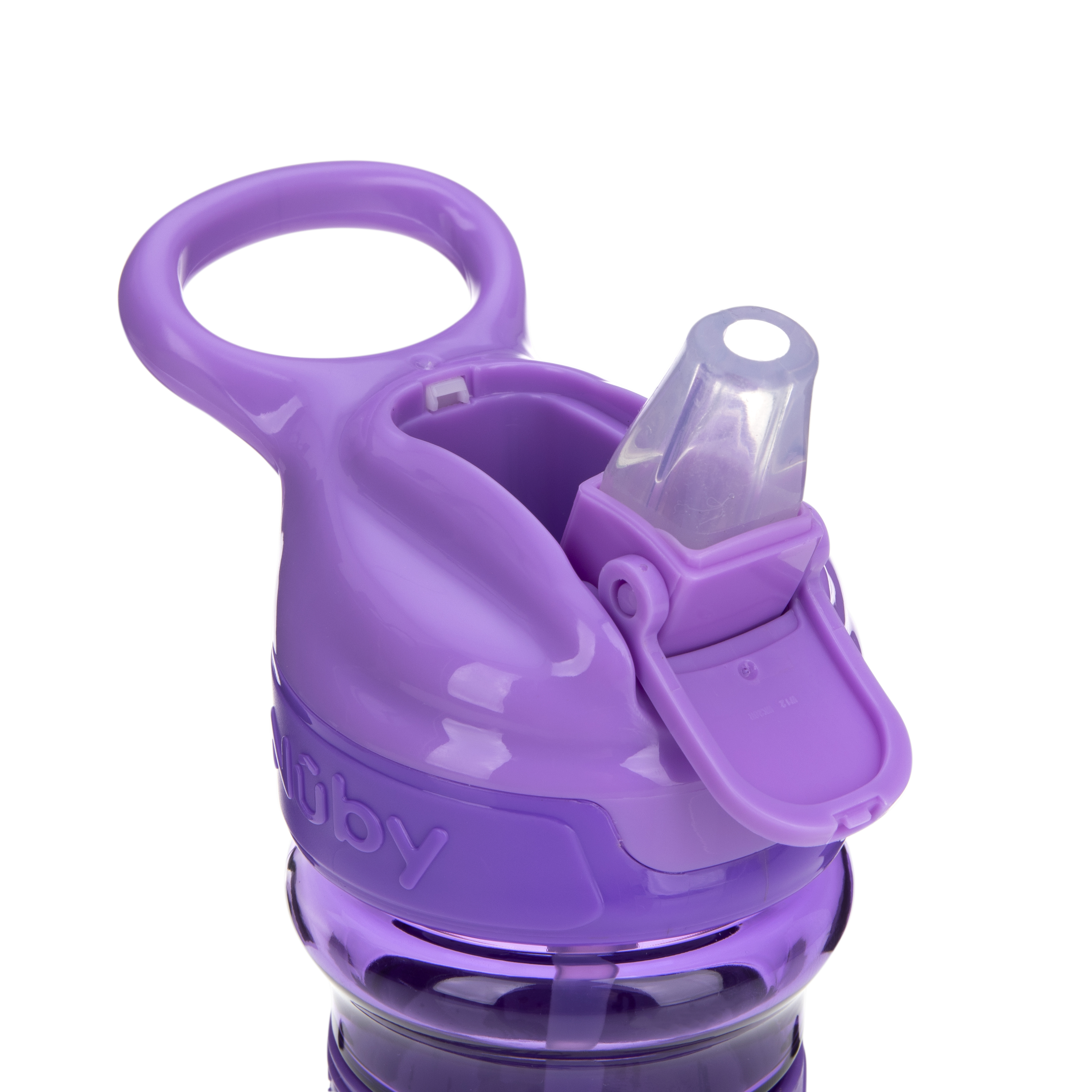 Nuby Thirsty Kids Push Button Flip-it Soft Spout on The Go Water Bottl –  StockCalifornia