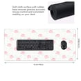 thumbnail image 3 of Disketp Cute Pigs Gaming Mouse Mat Long Extended Mouse Pad Desk Mat Non-Slip Rubber Mice Pads Stitched Edges(315.5 x 16 x 0.12 Inches), 3 of 8