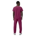 thumbnail image 2 of Adar Addition Go-Basic Scrub Set For Men - Classic V-Neck Scrub Top & Cargo Scrub Pants, 2 of 7