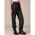 thumbnail image 3 of DARING DIVA Women's Cargo Pants with Pockets Casual Trousers Medium Black, 3 of 6