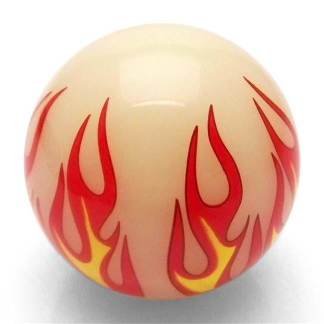 American Shifter 327577 Rat Fink Ivory Flame Shift Knob with M16 x 1.5 Insert