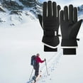 thumbnail image 6 of Neoyler 2 pack Winter Waterproof Ski Gloves Fleece Lined Windproof Insulated Touchscreen Warm for Snowboarding Cycling and Outdoor Sports Thick Insulation Ergonomic Grip Black 11x5.9x1.2in, 6 of 6