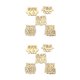 thumbnail image 4 of Guardurnaity 10 piezas de botones, rebanadas de sin terminar, suministros de costura huecos, suéteres, camisa, adornos, accesorio de ropa, 2piezas, 4 of 6